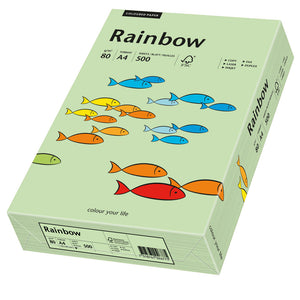 Euro-Label BV Rainbow A4 80 gram middelgroen, pak 500 vel