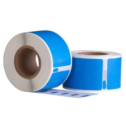 Dymo 99012 Blauw compatible labels, 89 mm x 36 mm, 260 etiketten, permanent