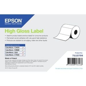 Epson High Gloss Labels | 76 x 51 mm