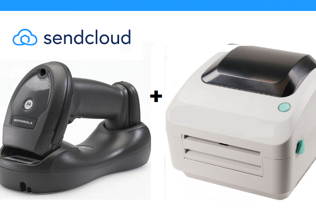 Choisissez ici le nombre d'étiquettes d'expédition / EL-1190 Étiqueteuse avec USB+Réseau - € 140,- / Zebra LI4278 sans fil avec socle - € 185,-